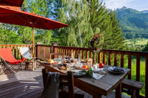 La Cabane de Serre-Chevalier, dans un esprit chalet, commune de Le Monêtier-les-Bains